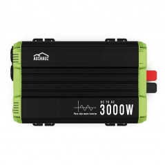 Invertor 12V-220V 3000W/6000W undă sinusoidală pură AusHauz | Pentru mașini, casă, sisteme solare