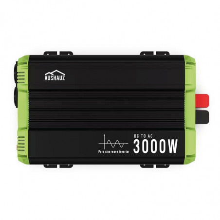 Invertor 12V-220V 3000W/6000W undă sinusoidală pură AusHauz | Pentru mașini, casă, sisteme solare