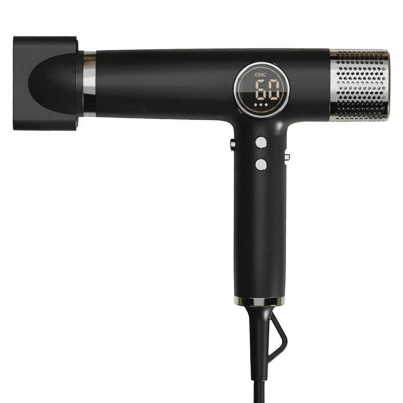 Uscător de păr profesional de 1800 W cu motor BLDC fără perii, afișaj LED și funcție de ioni