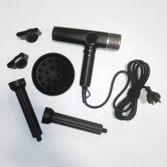 Uscător de păr profesional de 1800 W cu motor BLDC fără perii, afișaj LED și funcție de ioni